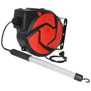 Automatický naviják / buben s LED lampou C-14LEDCZ (1)