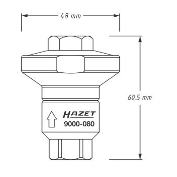 Omezovač tlaku vzduchu HAZET 9000-080 (3)