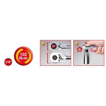Ráčna přepínací KSTOOLS SLIMPOWER 920.1490 (2)