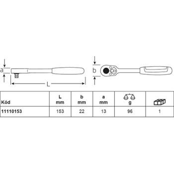 Ráčna QuickRelease STAHLWILLE 415QRL (2)