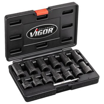Sada hlavic pro povolování osmekaných matic VIGOR V2404N (1)