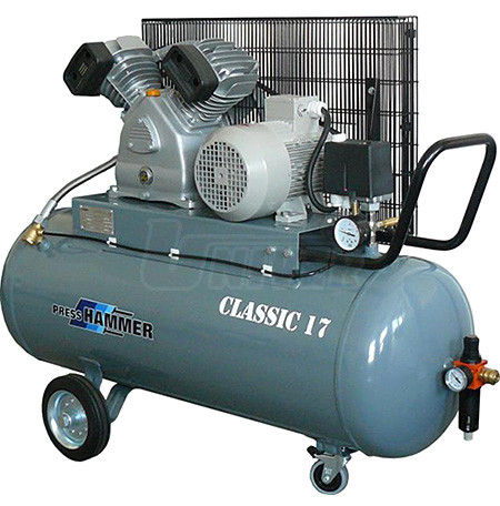 Pístové kompresory CLASSIC 17 - 55 (ležaté vzdušníky) (1)