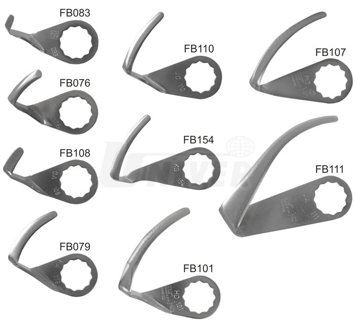 Vyřezávací nože zahnuté tvaru U VBSA  (1)
