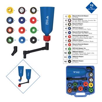 Trychtýř a adaptéry na plnění motorových olejů BRILLIANT BT711110 (2)