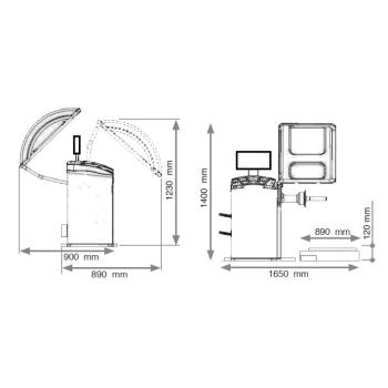 Vyvažovačka kol CORMACH MEC 820 VDLL SONAR (4)