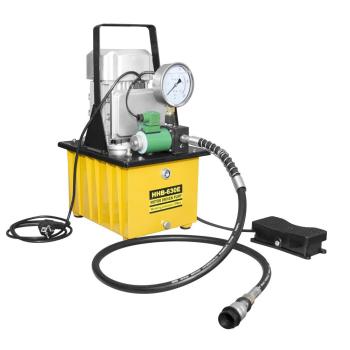 Nožní elektrická hydraulická pumpa s tlakoměrem HHB-630E (1)