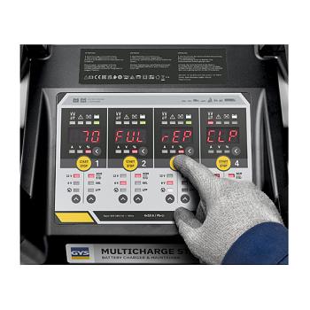Nabíječka baterií GYS STATION MULTICHARGE 4x10A / Pb-Li (3)