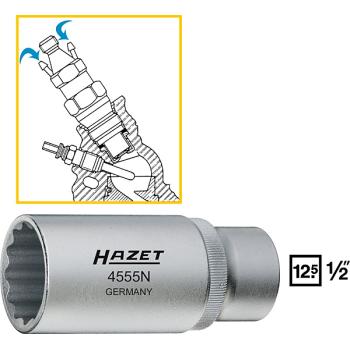 Hlavice pro montáž vstřikovacích trysek HAZET 4555N (1)