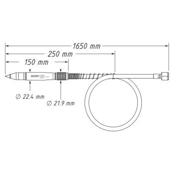 Pneumatické gravírovací pero HAZET 9035G-1 (3)