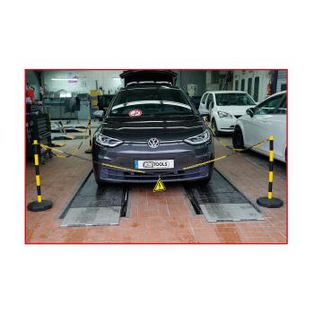 Sada ohraničovacích sloupků s řetězy KSTOOLS 117.1550 (3)