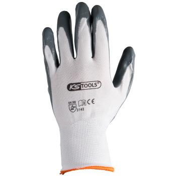 Pracovní rukavice ochranné polyester / nitril KSTOOLS (1)