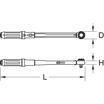 Momentové klíče s otočným knoflíkem KSTOOLS ERGOTORQUE Precision (2)