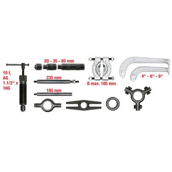 Dvou- a tříramenné hydraulické stahováky KSTOOLS 700.1200 (2)