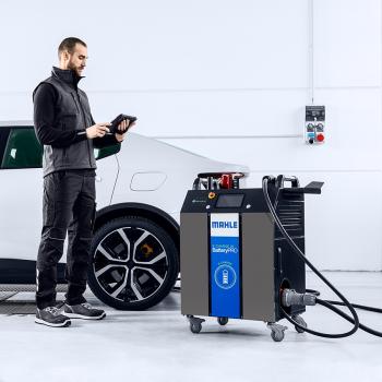 Nabíjecí stanice se systémem zjištění stavu baterií elektrických vozidel MAHLE E-HEALTH Charge (1)