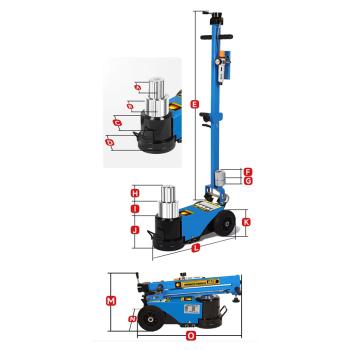 Pojízdný pístový zvedák MX-30 (3)