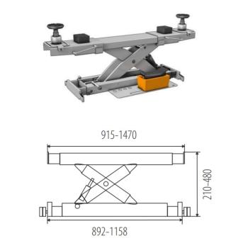 Čtyřsloupový zvedák UNIVER CSZ 6.4 NP (3)